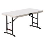 1 LIFETIME 4FT FOLD IN HALF COMMERCIAL GRADE TABLE RRP Â£89