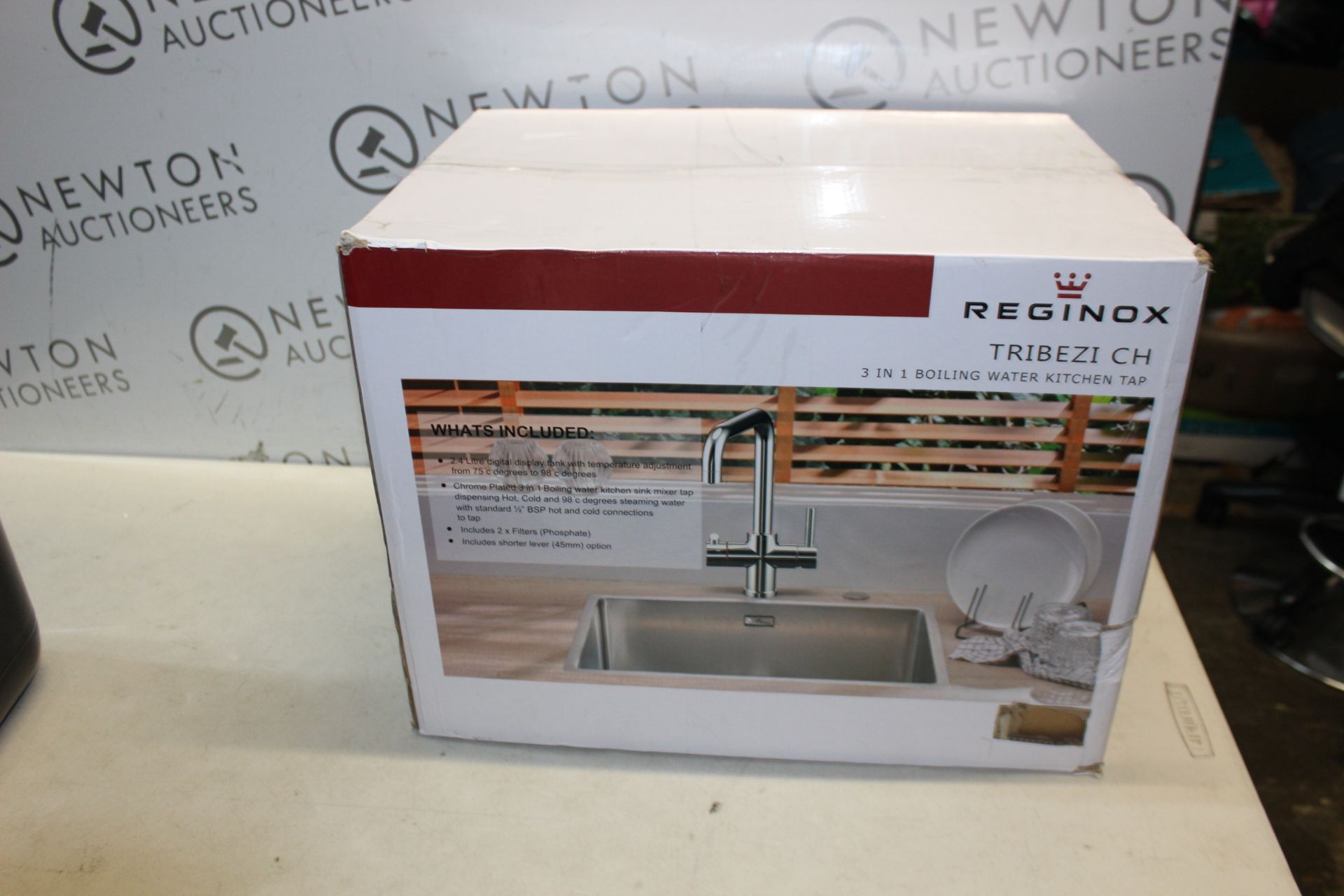 1 BOXED REGINOX TRIBEZI 3-IN-1 HOT TAP RRP Â£399