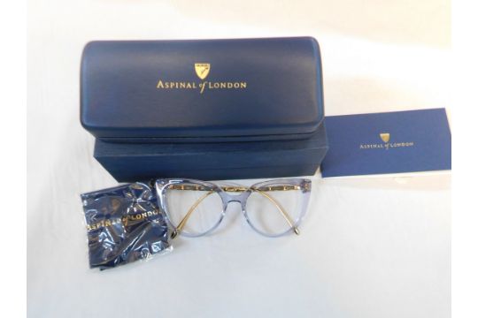 1 BOXED PAIR OF ASPINAL OF LONDON GLASSES FRAME MODEL MONTANA RRP Â£99.99