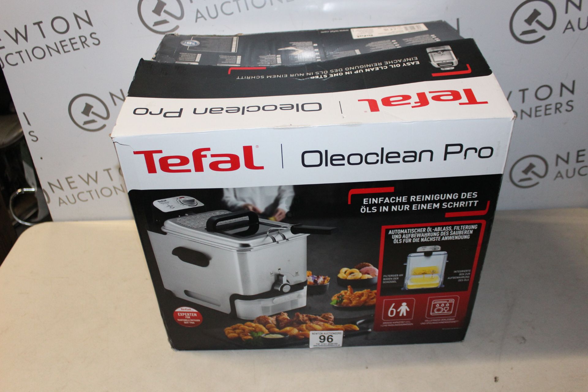 1 BOXED TEFAL FR8040 OLEOCLEAN PRO INOX & DESIGN DEEP FRYER RRP Â£129.99