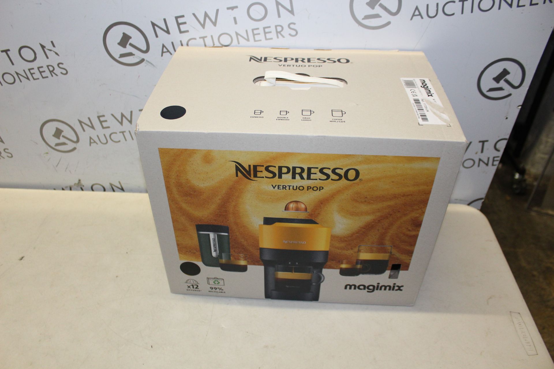 1 BOXED VERTUO POP LIQUORICE BLACK NESPRESSO COFFEE POD MACHINE RRP Â£99.99