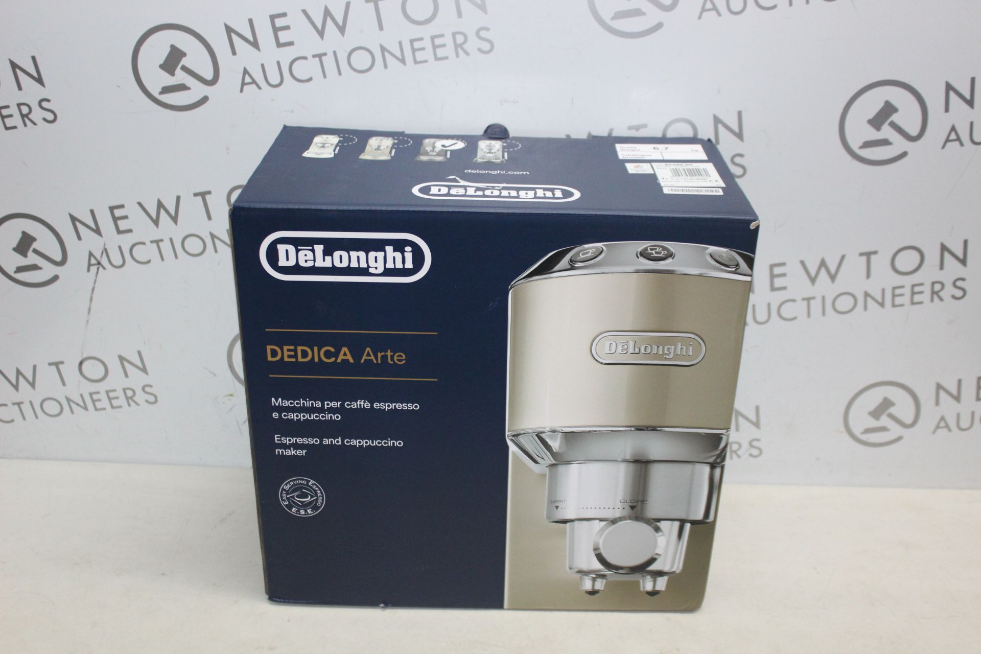 1 BOXED DEDICA ARTE MANUAL ESPRESSO COFFEE MAKER WITH NEW MILK FROTHING FUNCTION RRP Â£199