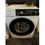 1 HISENSE WFGA80141VM WASHING MACHINE-8KG-1400RPM-WHITE RRP Â£399 (POWERS ON, ERROR CODE)