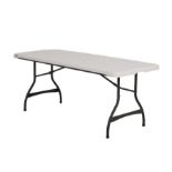 1 LIFETIME 6FT FOLD IN HALF COMMERCIAL GRADE TABLE RRP Â£89