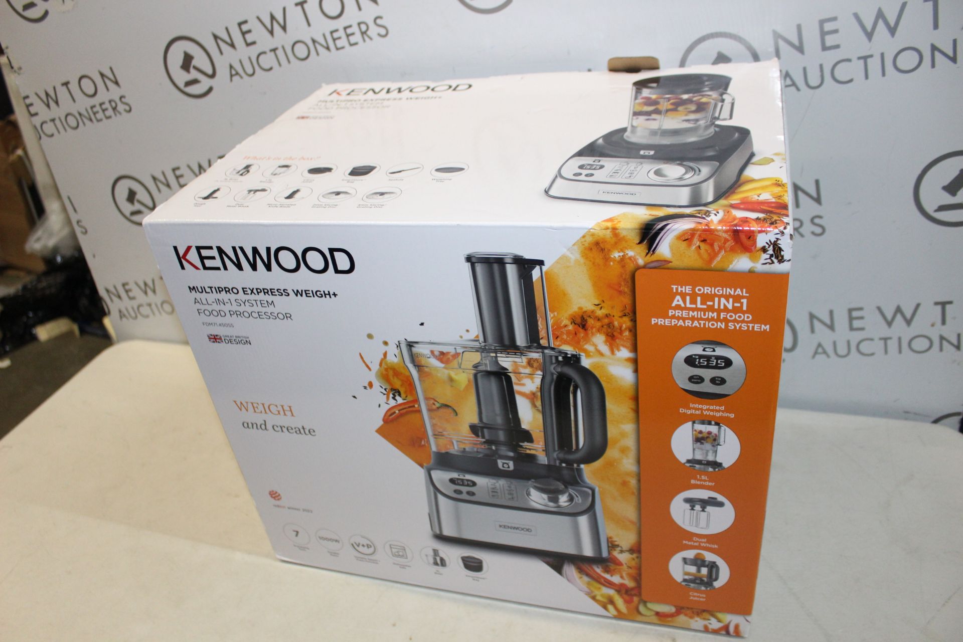 1 BOXED KENWOOD MULTIPRO COMPACT FOOD PROCESSOR, FDM71.450 RRP Â£149