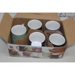 1 BOXED THE OLD POTTERY COMPANY STONEWARE MUGS RRP Â£19