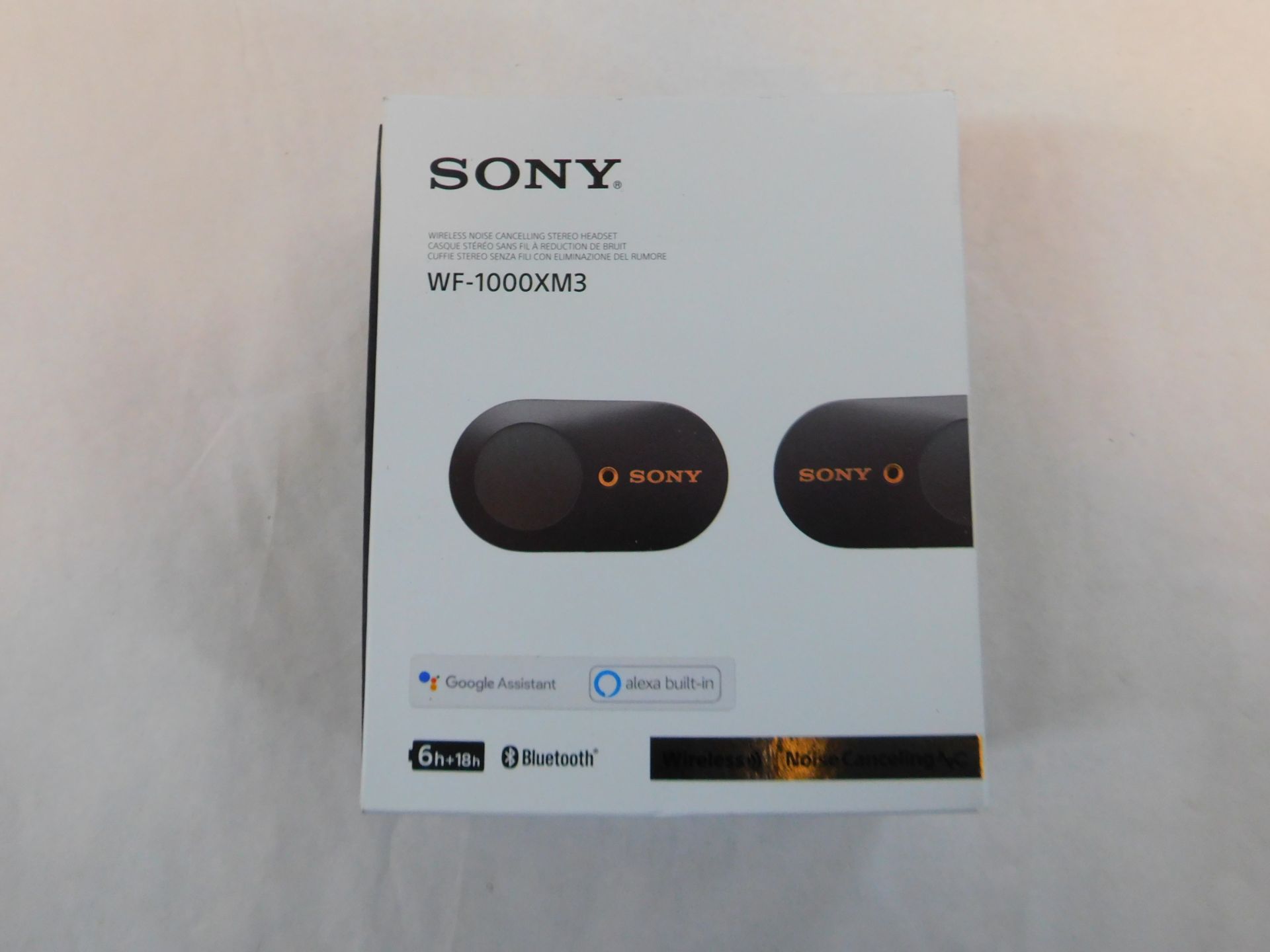 1 BOXED SONY WF-1000XM3 TRULY WIRELESS NOISE CANCELLING RRP Â£149.99