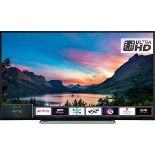 1 TOSHIBA 43V6863 4K ULTRA HD HDR SMART LED TV WITH STAND AND REMOTE RRP Â£349 (LINES ON RIGHT