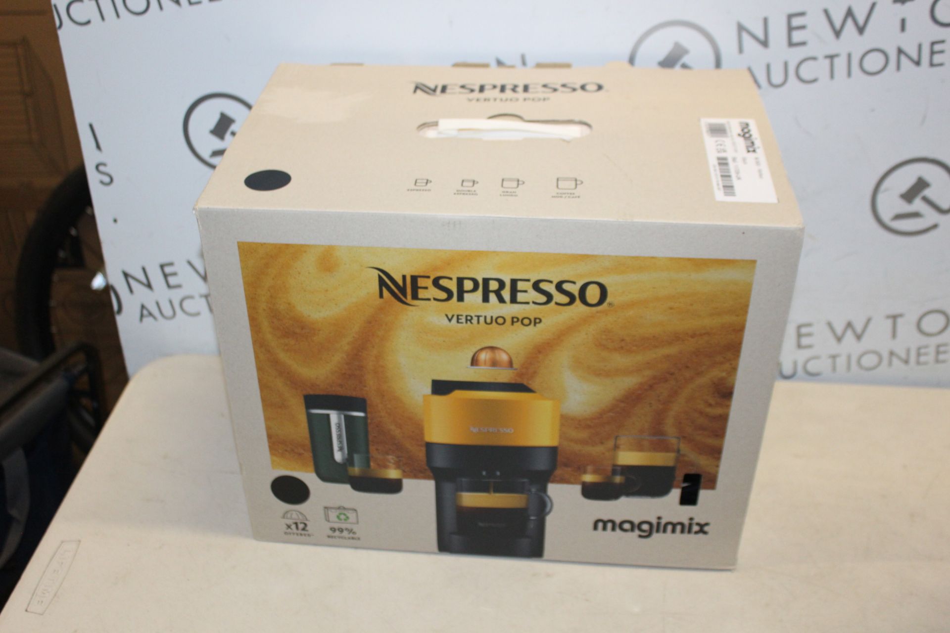 1 BOXED NESPRESSO BY MAGIMIX VERTUO POP CAPSULE COFFEE MACHINE RRP Â£59.99