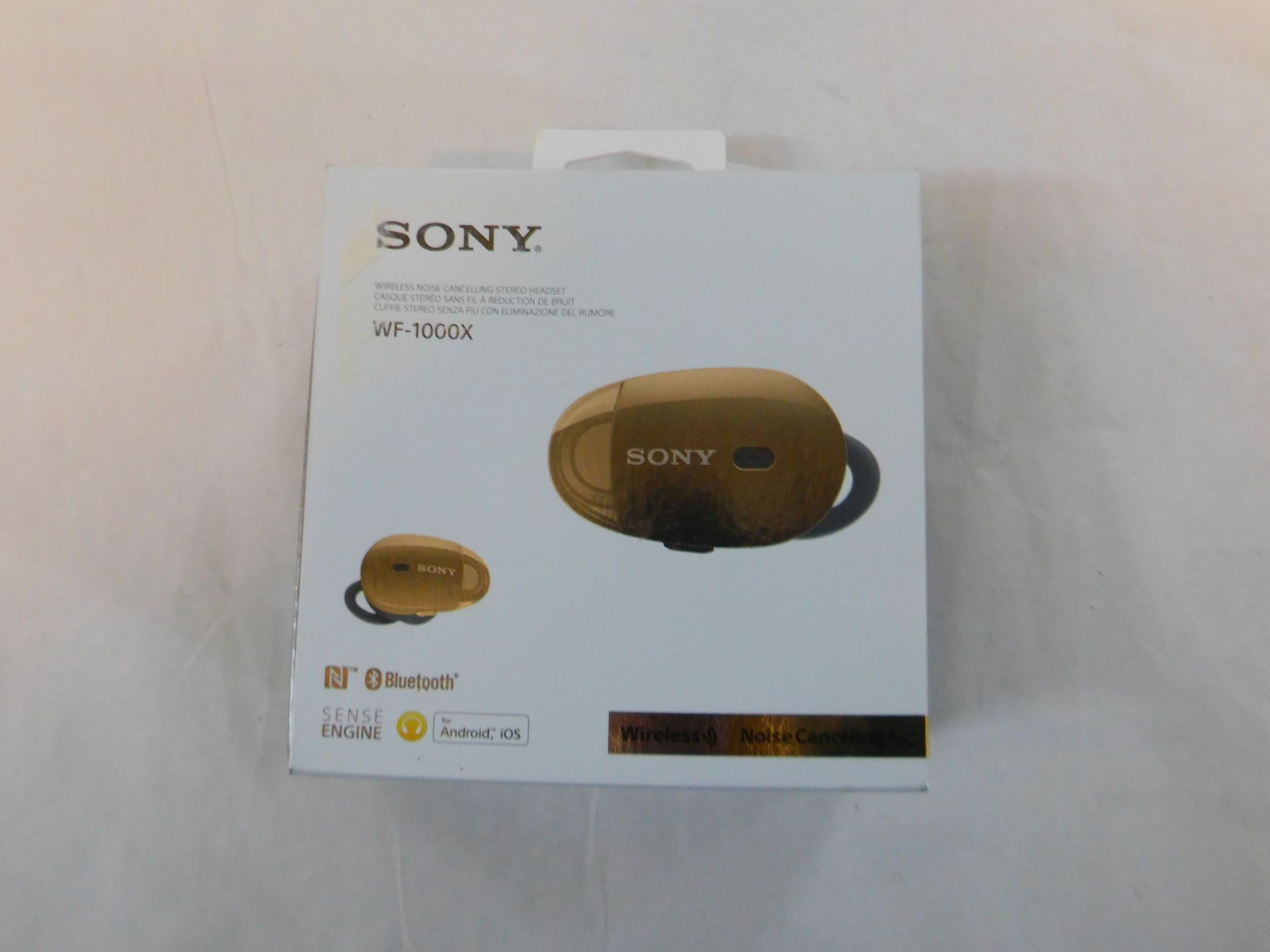 1 BOXED SONY EAR BUDS MODEL WF-1000X RRP Â£110