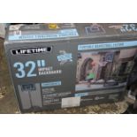 1 BOXED LIFETIME 32 INCH (81.28 CM) YOUTH PORTABLE BASKETBALL HOOP RRP Â£99