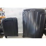 1 SAMSONITE 2 PIECE HARDSIDE LARGE LUGGAGE SET RRP Â£149 (HAND LUGGAGE CRACKED AT THE BOTTOM)