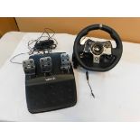 1 LOGITECH DRIVING FORCE STEERING WHEEL G920 XBOX & PC RACING RRP Â£249