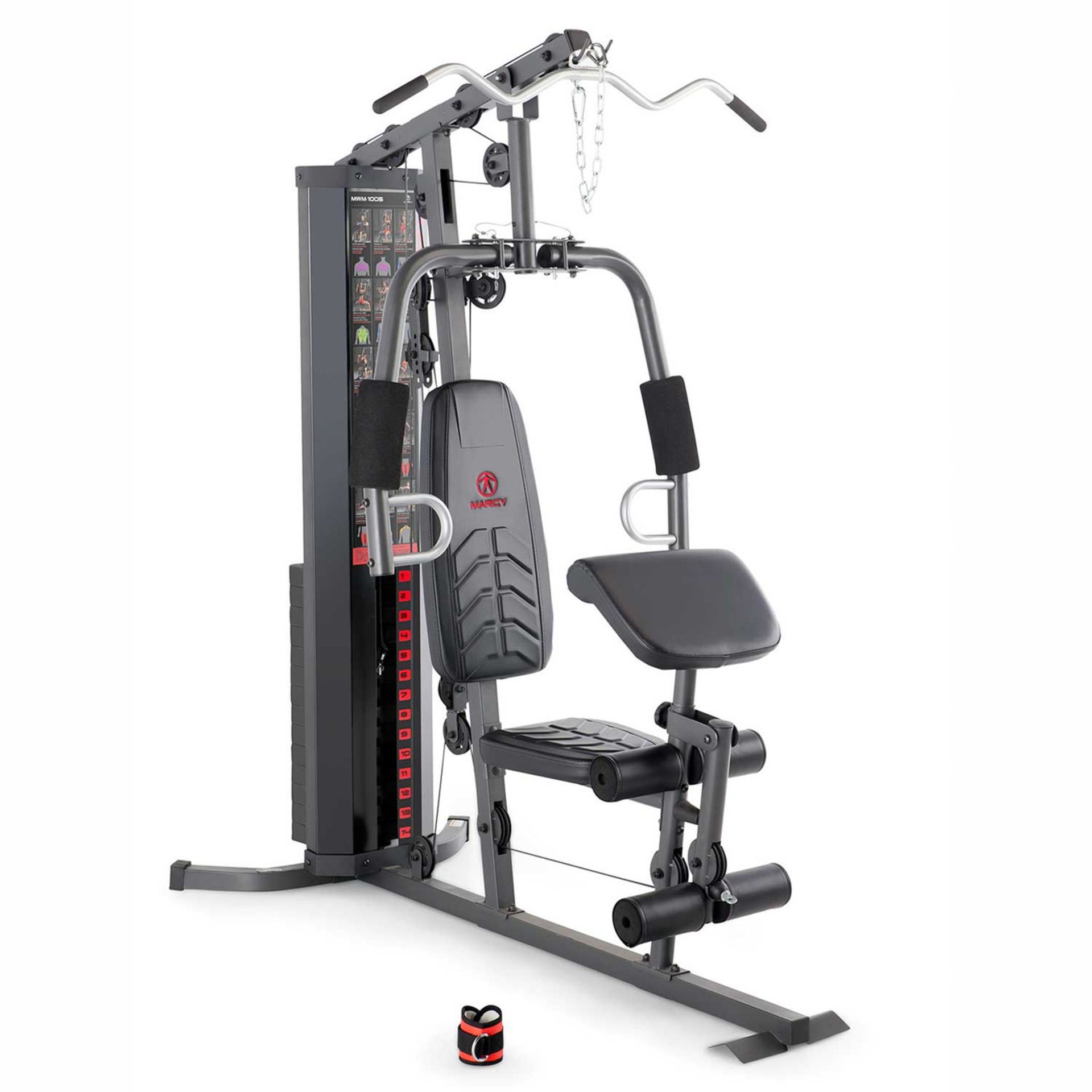 1 MARCY 68KG (150LB) STACK HOME GYM SYSTEM MODEL MWM-1005 RRP Â£399 (PICTURES FOR ILLUSTRATION