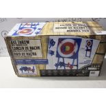 1 BOXED AXE THROW SET WITH THROWING STARS (8+ YEARS) RRP Â£79