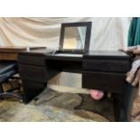 1 DRESSING BLACK TABLE WITH FOLDING MIRROR RRP Â£149