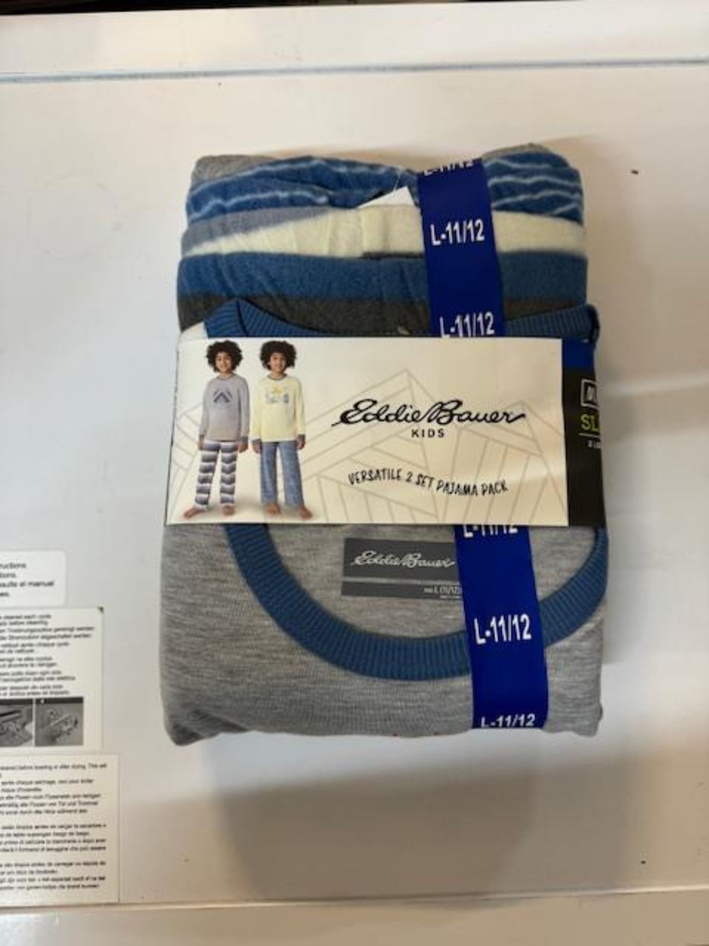 1 BRAND NEW EDDIE BAUER CHILDREN'S 4 PIECE PYJAMA SET SIZE L 11/12 RRP Â£29