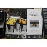 1 BOXED SUR LA TABLE DUAL BASKET AIR FRYER, 7.6L RRP Â£129