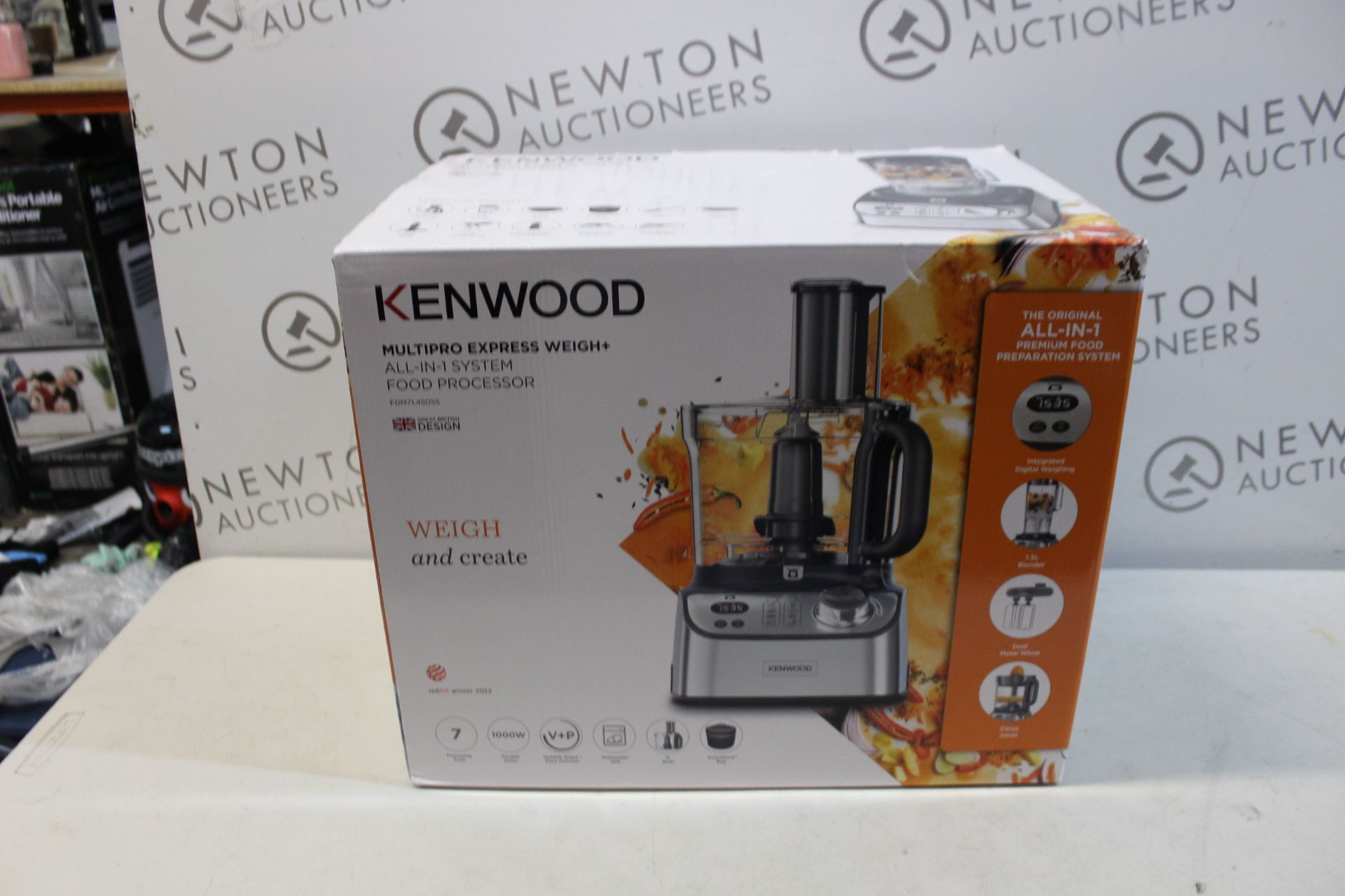 1 BOXED KENWOOD MULTIPRO COMPACT FOOD PROCESSOR, FDM71.450 RRP Â£149