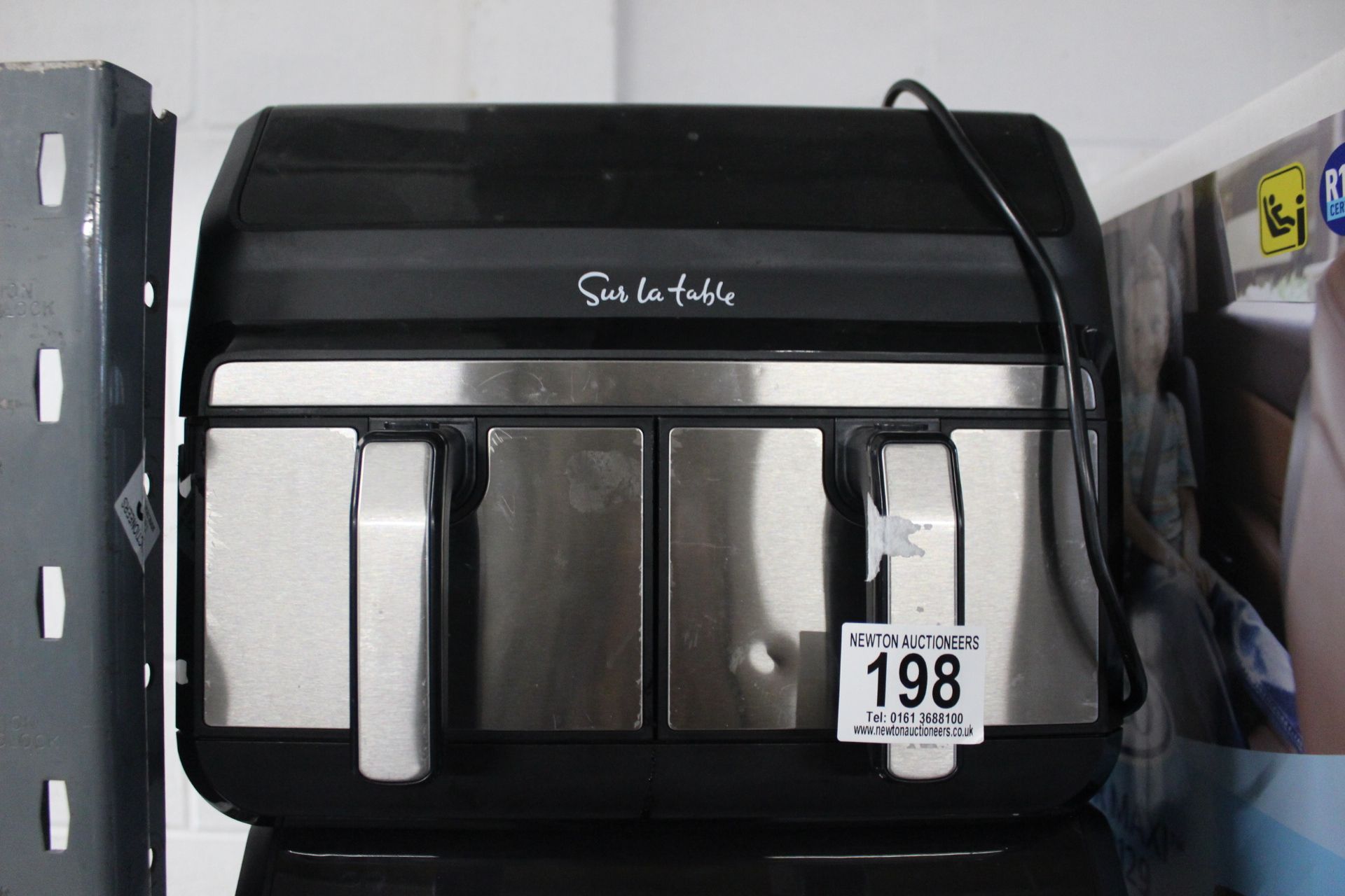 1 SUR LA TABLE DUAL BASKET AIR FRYER, 7.6L RRP Â£129