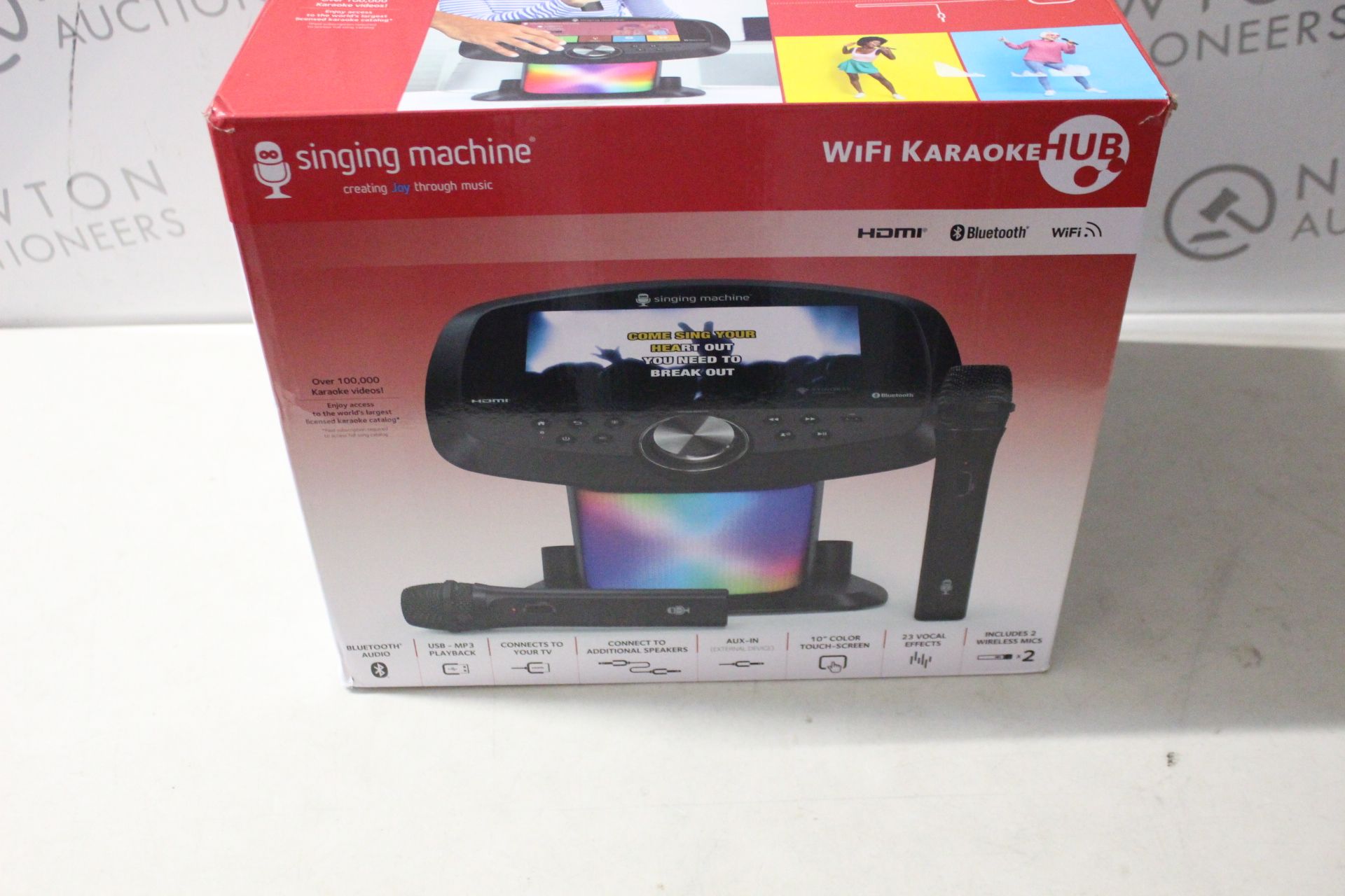 1 BOXED SINGING MACHINE ISM9010 PORTABLE KARAOKE RRP Â£249