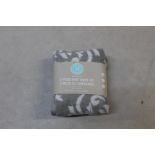 1 BRAND NEW MARTHA STEWART 2 PACK WHITE & GREY HAND TOWEL SET RRP Â£19