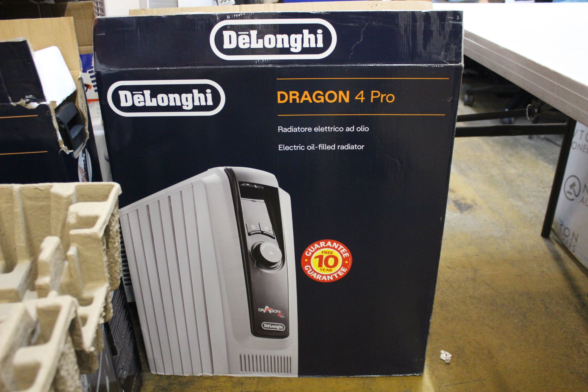 1 BOXED DE'LONGHI DRAGON 4 PRO OIL FILLED RADIATOR RRP Â£129.99