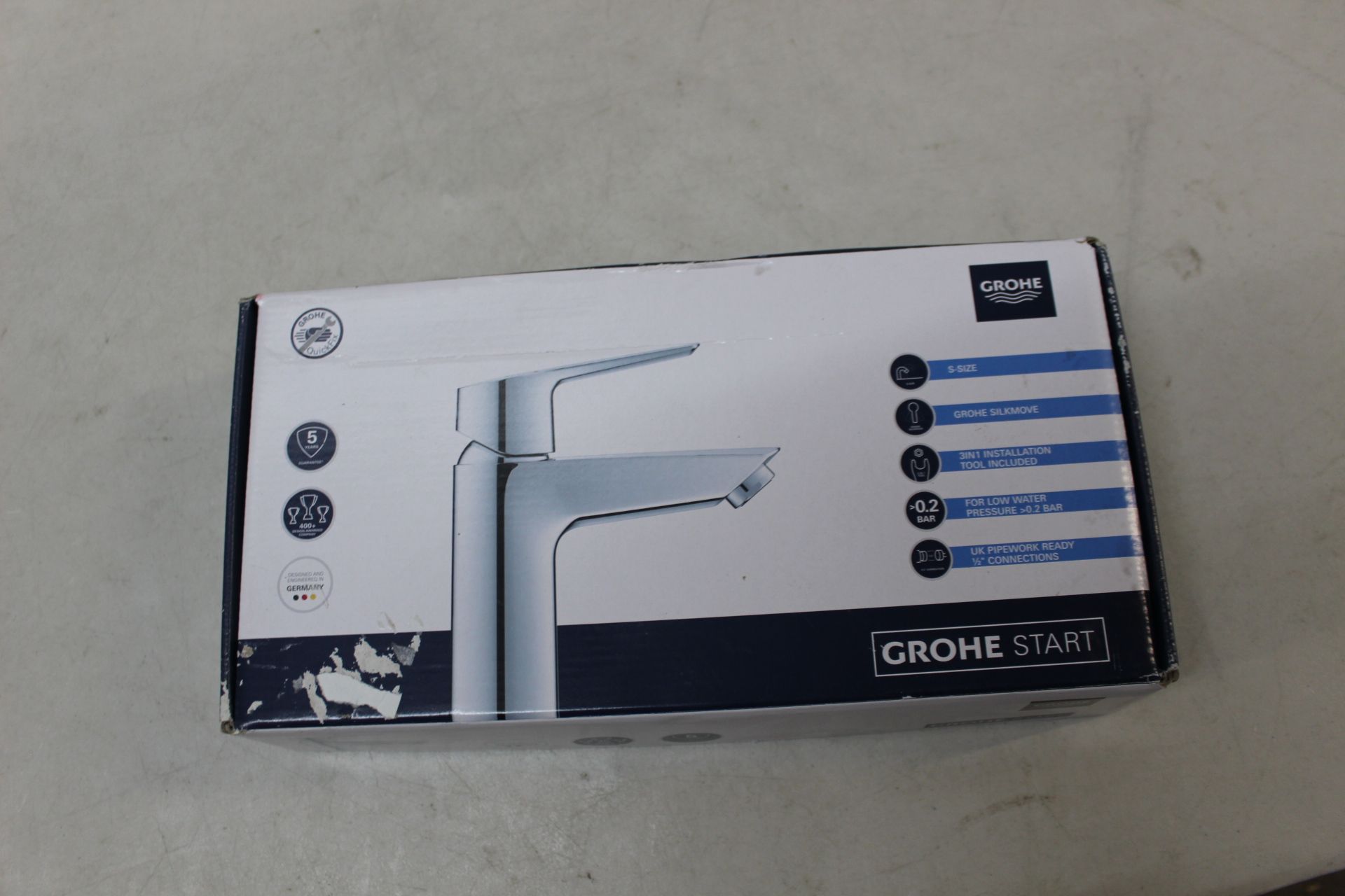 1 BOXED GROHE START BASIN MIXER 1/2â€³ S-SIZE RRP Â£99