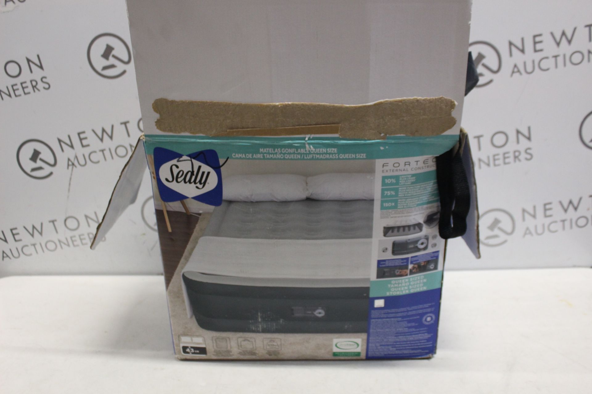 1 BOXED SEALY FORTECH AIRBED WITH BUILT-IN PUMP RRP Â£69