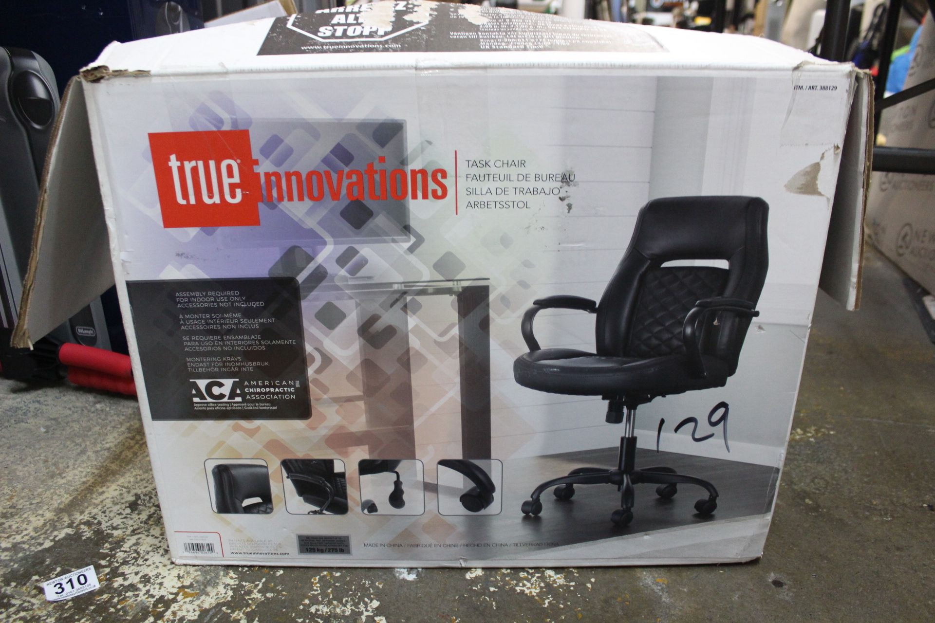 1 BOXED TRUE INNOVATIONS BACK TO SCHOOL OFFICE CHAIR RRP Â£99