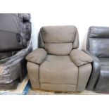 1 PULASKIFABRIC MANUAL RECLINER RRP Â£299