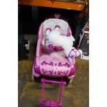 1 DISNEY PRINCESS ROYAL HORSE CARRIAGE 6 VOLT ELECTRIC RIDE ON RRP Â£249