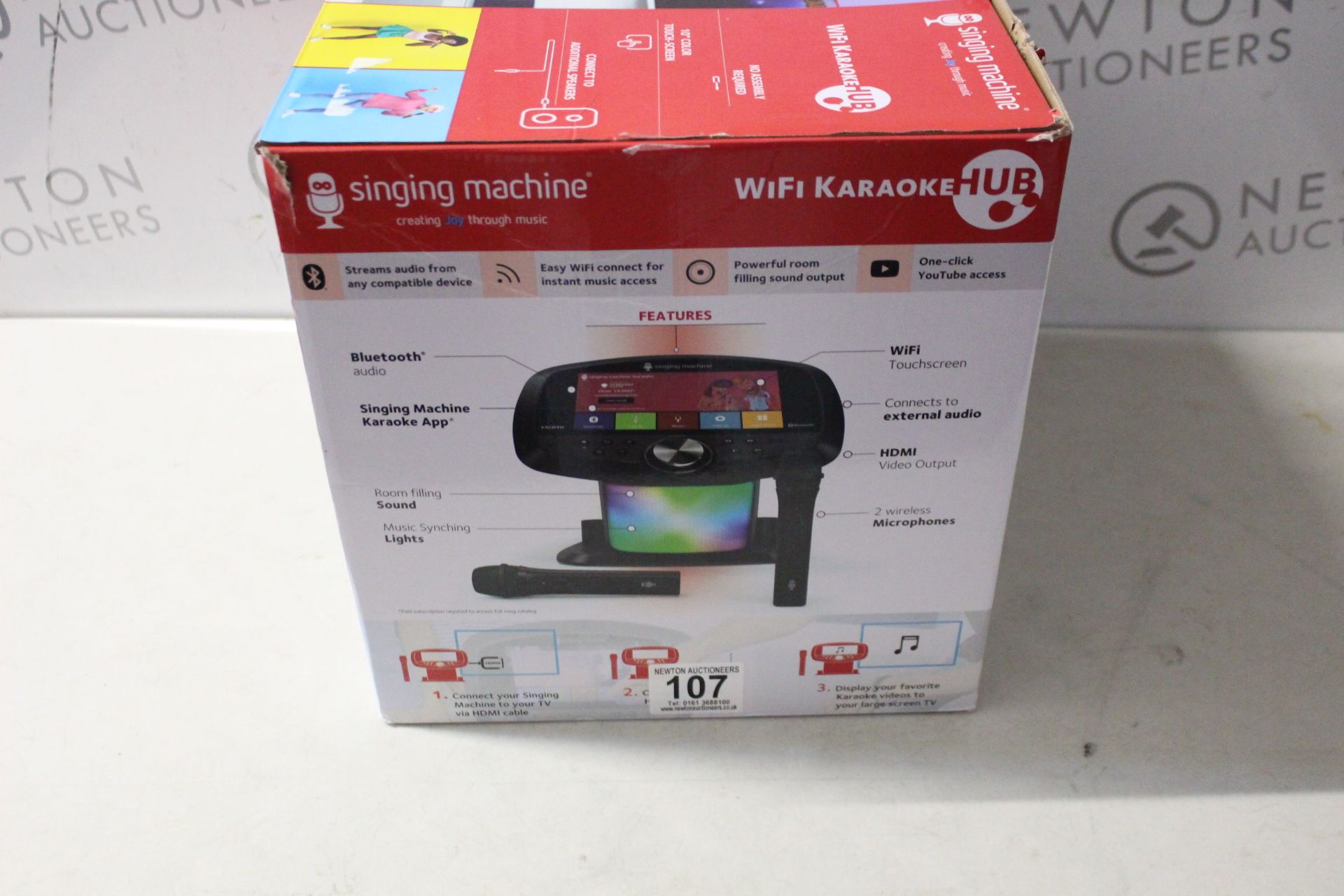 1 BOXED SINGING MACHINE ISM9010 PORTABLE KARAOKE RRP Â£249