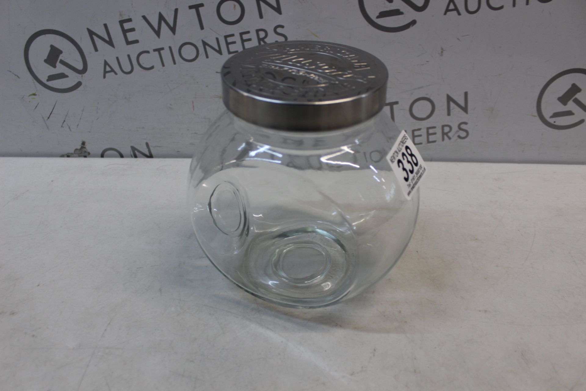 1 MASON TILTED GLASS JAR RRP Â£9