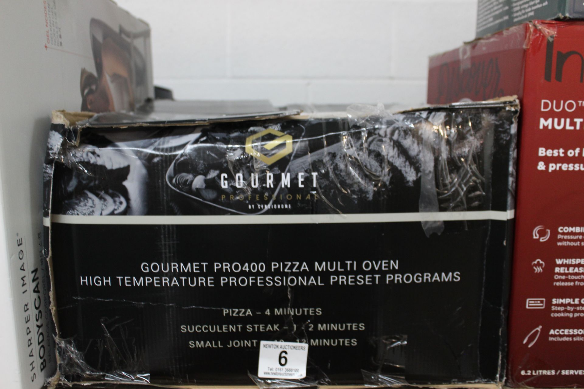 1 BOXED GOURMET PRO400 PIZZA MULTI OVEN RRP Â£199