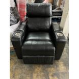 1 PULASKI LEATHER HOME THEATRE POWER RECLINER RRP Â£499