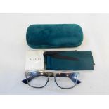 1 PAIR OF GUCCI GLASSESS FRAME WITH CASE MODEL GG00070 RRP Â£199