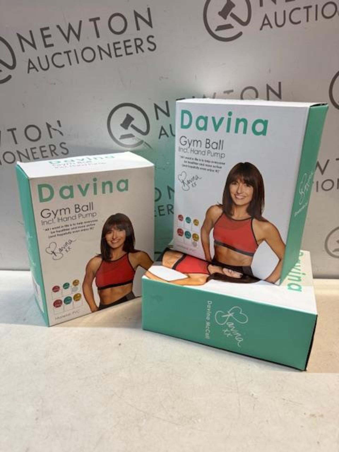 3 BRAND NEW BOXED DAVINA GYM BALLS RRP Â£44.99