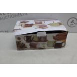 1 BOXED THE OLD POTTERY COMPANY STONEWARE MUGS RRP Â£19