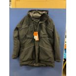 1 BRAND NEW MENS BERGHAUS HUDSONIAN PARKA 2.0 IN BLACK SIZE XXL [FIXED FOR LIFE] RRP Â£349