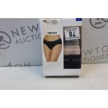 1 BOXED SET OF 4 DKNY SEAMLESS BIKINI SIZE L RRP Â£24.99