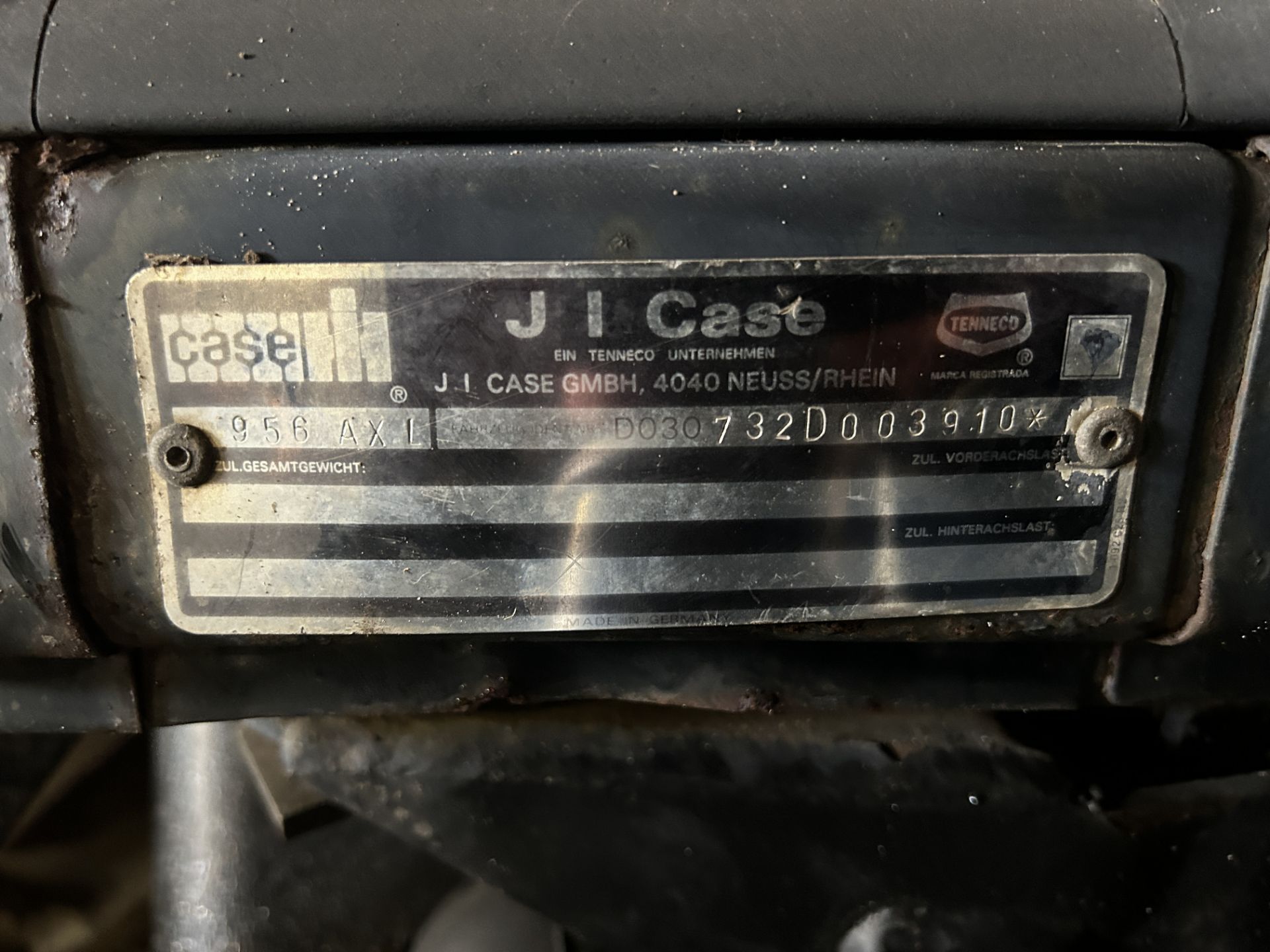 CASE 956XL IH TRACTOR, (1988), 4WD, HRS UNKNOWN (SHOWING 2832), REG NO F101 JVL (MANUAL IN OFFICE) - Bild 12 aus 14