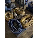 SELECTION OF LAY FLAT IRRIGATION HOSE AND FITTINGS