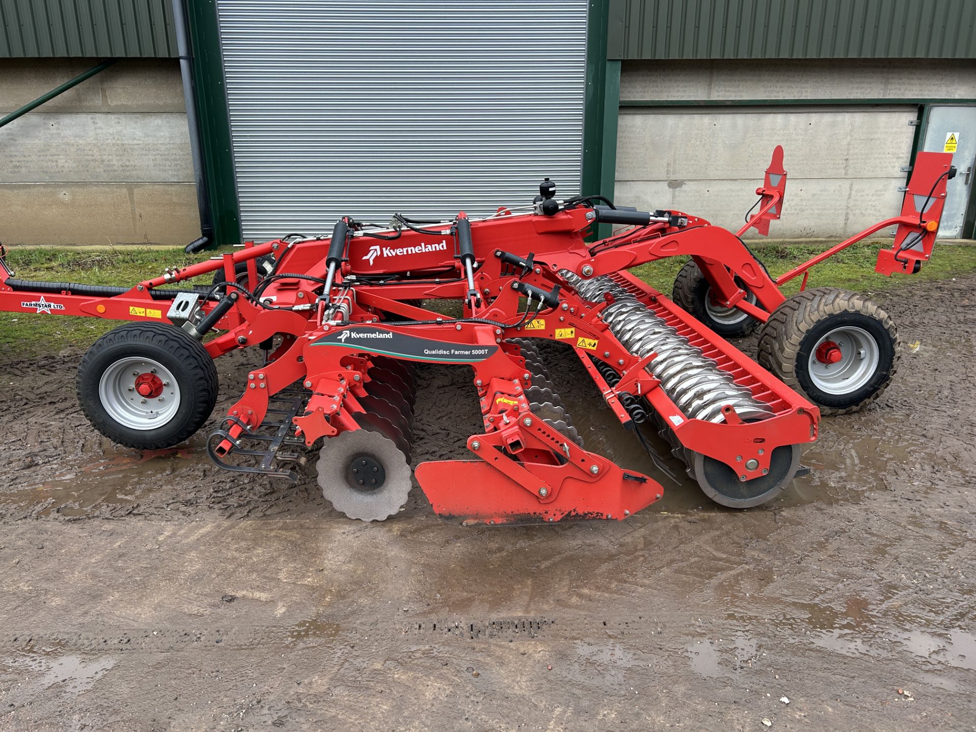 KVERNELAND QUALIDISC FARMER 5000T, (2019), 5M WORKING WIDTH, 2.7M TRANSPORT WIDTH, HYDRAULIC FOLDING - Image 5 of 6