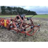 KONGSKILDE VIBRO FLEX CULTIVATOR, MANUAL FOLD, APPROX 3.8 METRES