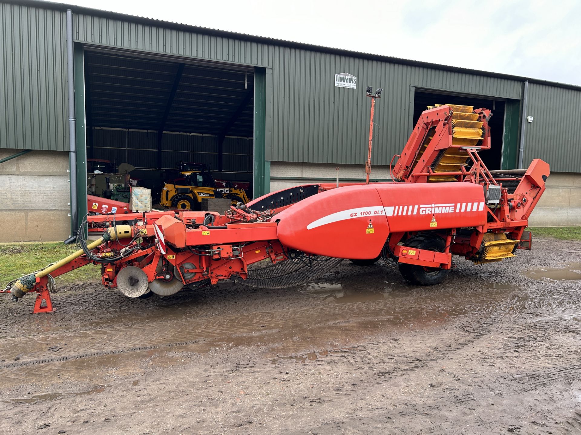 GRIMME GZ1700 DL1 HARVESTER WITH HYDRAULIC WHEEL DRIVE, L/H LEVELLING, 2ND AGITATOR (2000) - Bild 8 aus 12