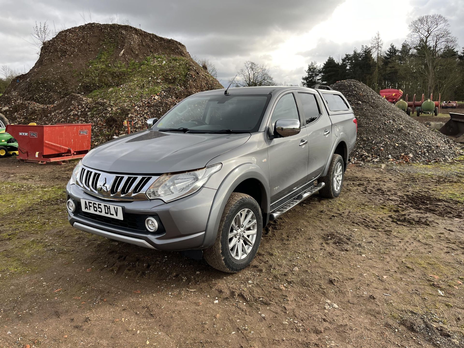 MITSUBISHI TITAN L200, 120,000 MILES, TRUCKMAN TOP, FSH, REG NO: AF65 DLV - Image 4 of 11