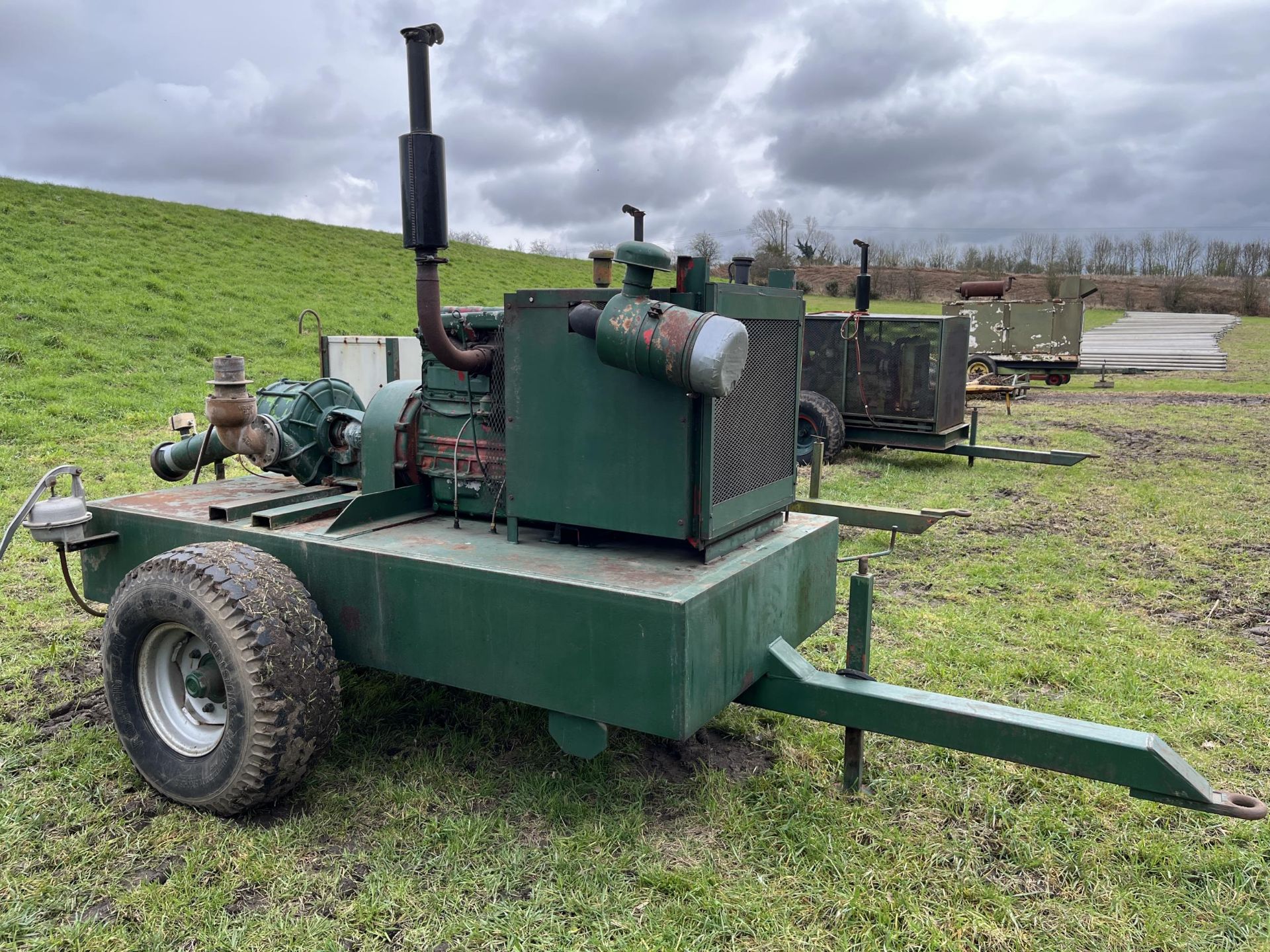 6 CYLINDER PERKINS ENGINE, ROVATTI 3 STAGE PUMP ON FUEL TANK