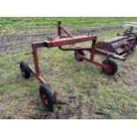 4 WHEEL EX RAIN GUN TROLLEY, OFFSET FEED