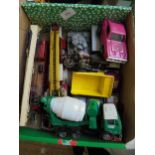 Mixed box of diecast vehicles,